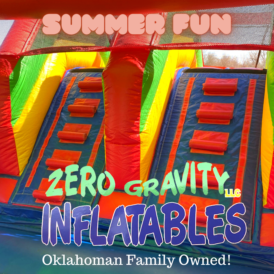Children jumping in an Oklahoma Bouncehouse